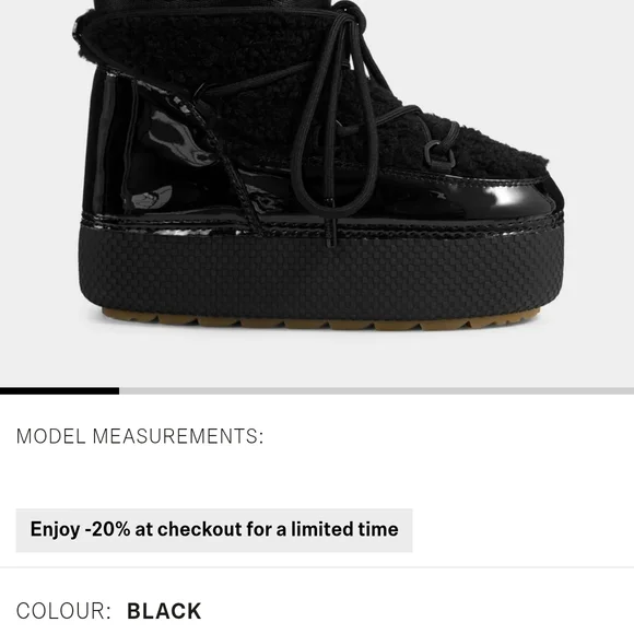 RUDSAK Glossy Black Kids Snow Boots - Picture 2 of 6